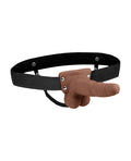 Lux Lux Fetish 6" Rechargeable Strap On w/Balls - Brown - Image 2