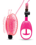 Lux Fetish Lux Fetish Vibrating Butterfly Pussy Pump w/Quick Release - Pink - Image 4