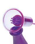 Lux Fetish Lux Fetish Vibrating Nipple Suckers w/Wired Remote Control - Purple - Image 4