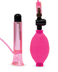 Lux Fetish Lux Fetish Vibrating Clitoral Pump w/Quick Release - Pink - Image 2