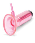 Lux Fetish Lux Fetish Vibrating Clitoral Pump w/Quick Release - Pink - Image 3