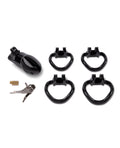 Lockmaster Lockmaster 4" Resin Cock Cage - Black - Image 3