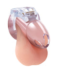 Lockmaster Lockmaster 3.5" Side Lock See Thru Chastity Cage - Clear - Image 2