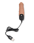 Powercocks Powercocks 6.5" Realistic Vibrator - Mocha - Image 4