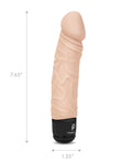 Powercocks Powercocks 6.5" Realistic Vibrator - Ivory - Image 4