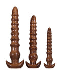 Evolved Evolved Twisted Love 3 pc Plug Set - Gold - Image 3