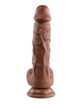 Evolved Evolved 8" Realistic Dildo w/Balls - Dark - Image 4