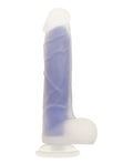 Evolved Evolved Luminous Dildo Non Vibrating - Purple - Image 4