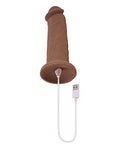 Evolved Evolved 7" Girthy Vibrating Dong - Dark - Image 5
