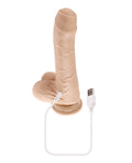Evolved Evolved Peek A Boo Vibrating Dildo - Ivory - Image 5