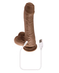 Evolved Evolved Peek A Boo Vibrating Dildo - Dark - Image 5