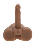 Evolved NO ETA Evolved Easy Rider Thrusting & Vibrating Life-Like Dildo - Dark - Image 4