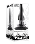 Evolved Evolved Advanced Vibrating Rechargeable Metal Plug - Black
