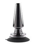 Evolved Evolved Advanced Vibrating Rechargeable Metal Plug - Black - Image 3