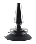 Evolved Evolved Beginner Vibrating Rechargeable Metal Plug - Black - Image 3