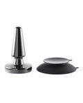 Evolved Evolved Beginner Vibrating Rechargeable Metal Plug - Black - Image 5