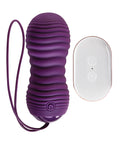 Evolved Evolved Eager Egg Vibrating & Thrusting Egg w/Remote - Purple - Image 3