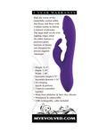 Evolved Evolved Wavy Rabbit Vibrator - Purple - Image 5