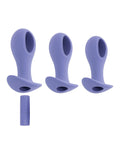 Evolved Evolved Hole Punch Anal Plug Set - Purple Set of 3 - Image 3