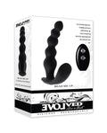Evolved Evolved Bead Me Up Curved Anal Vibrator w/Remote Control - Black