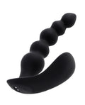 Evolved Evolved Bead Me Up Curved Anal Vibrator w/Remote Control - Black - Image 5