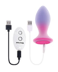 Evolved Evolved Paradise Plug Butt Plug w/Remote Control - Pink/Purple - Image 5