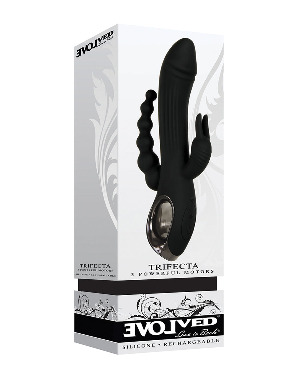Evolved Evolved Trifecta Triple Stim Rechargeable - Black