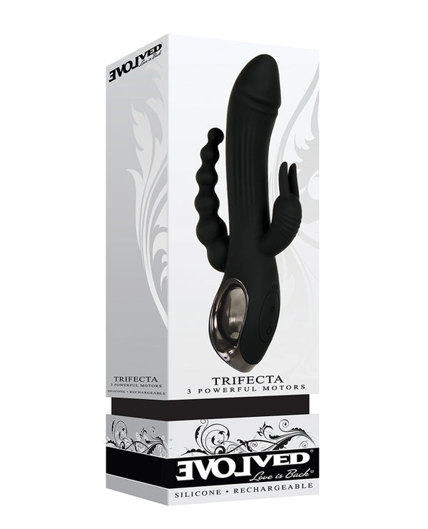 Evolved Evolved Trifecta Triple Stim Rechargeable - Black