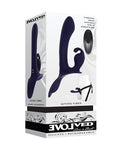 Evolved Evolved Giving Vibes Strap-On Bunny Eared Stimulator w/Remote Control - Purple