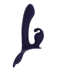 Evolved Evolved Giving Vibes Strap-On Bunny Eared Stimulator w/Remote Control - Purple - Image 2