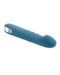 Evolved Evolved Queen of All Trades Thrusting & Rotating Vibrator - Teal - Image 3