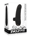 Evolved Evolved Hooked on You Curved Finger Vibrator - Black