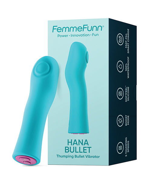 Femme Funn Femme Funn Hana Fingerlike Thumping Bullet - Turquoise