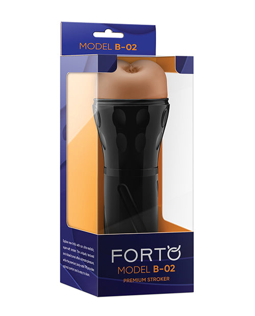 Forto Forto Model B-02 Hard-Skin Ass Masturbator - Tan
