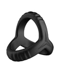 Not Regular Toys Forto Tri Cock & Ball Ring - Black - Image 4