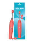 Luv Inc. Luv Inc. Orgasm Pen w/Three Attachments - Coral