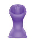 Luv Inc. Luv Inc. Mouth & Tongue Suction Cup Vibrator - Purple - Image 2
