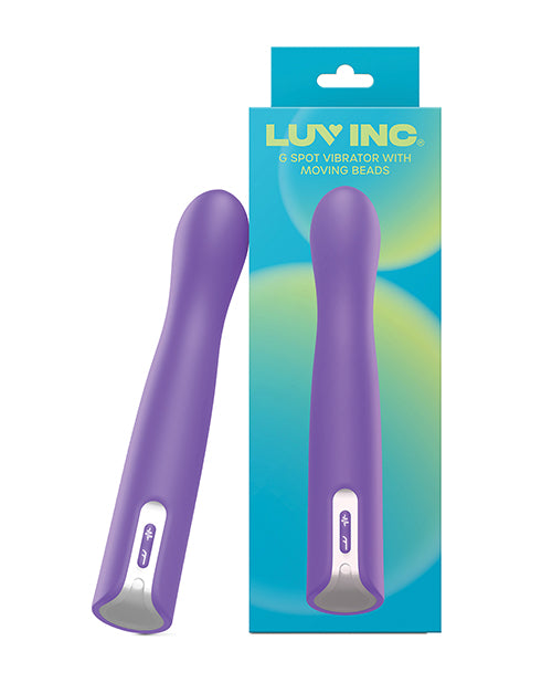 Luv Inc. Luv Inc. G-Spot Vibrator w/Moving Beads - Purple