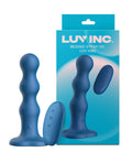 Luv Inc. Luv Inc. Beaded Strap-On Luv Vibe - Blue