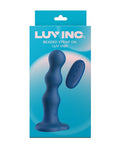 Luv Inc. Luv Inc. Beaded Strap-On Luv Vibe - Blue - Image 3