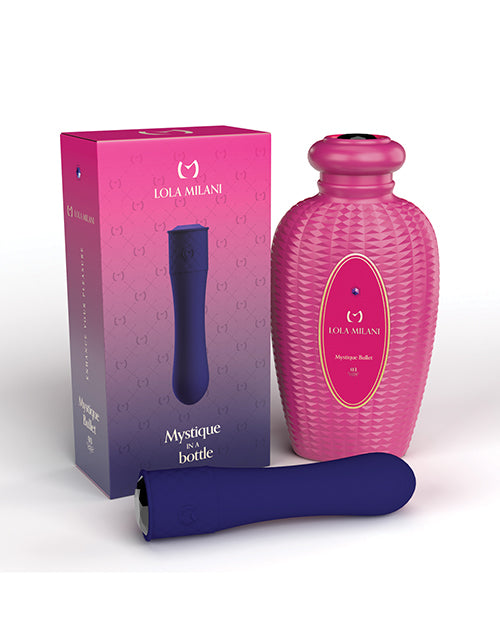 Lola Milani Lola Milani Mystique Bullet w/Pink Bottle - Dark Purple