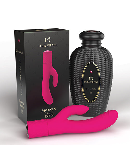 Lola Milani Lola Milani Mystique Rabbit w/Black Bottle - Fuchsia