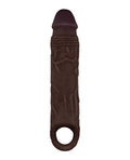 Shaft Shaft Model F Flexskin Liquid Silicone 7.8" Sheath - Mahogany - Image 3