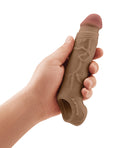 Shaft Shaft Model F Flexskin Liquid Silicone 7.8" Sheath - Oak - Image 5