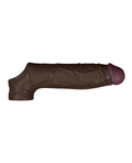 Shaft Shaft Model F Flexskin Liquid Silicone 8.8" Sheath - Mahogany