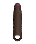Shaft Shaft Model F Flexskin Liquid Silicone 8.8" Sheath - Mahogany - Image 2