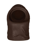 Shaft Shaft Model F Flexskin Liquid Silicone 8.8" Sheath - Mahogany - Image 3