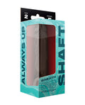 Shaft Shaft Model F Flexskin Liquid Silicone 8.8" Sheath - Mahogany - Image 4