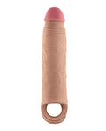 Shaft Shaft Flexskin Liquid Silicone 7.8" Vibrating Sheath - Pine - Image 3