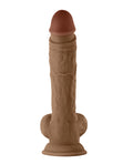 Shaft Shaft Model A Flexskin Liquid Silicone 10.5" Dong w/Balls - Oak - Image 3